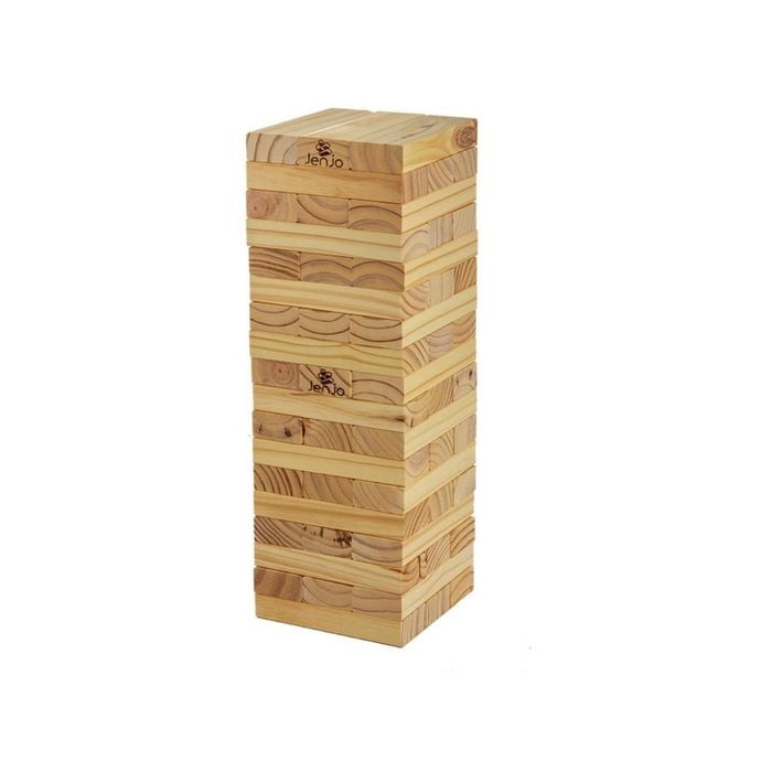 54 Piece Outdoor Giant Jenjo Wooden Block Game 54cm