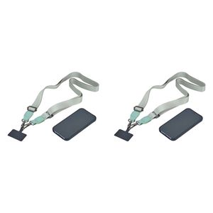 2PK Annabel Trends Stylish Hands-Free Accessory Phone Strap Lanyard Sage