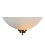 Brilliant 30cm Brushed Brass Gatsby Wall Sconce