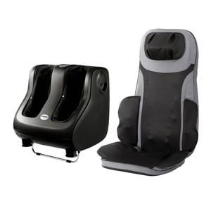 Livemor Full Back Massage Seat Cushion Heating With 360° Foot Massagers
