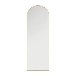 Astin Sinclair 1650 x 560mm Brushed Brass Arched Full Length Mirror