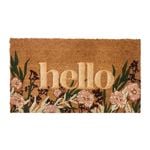 Madras Link 40x70cm Honey Myrtle Hello Coir Door Mat 