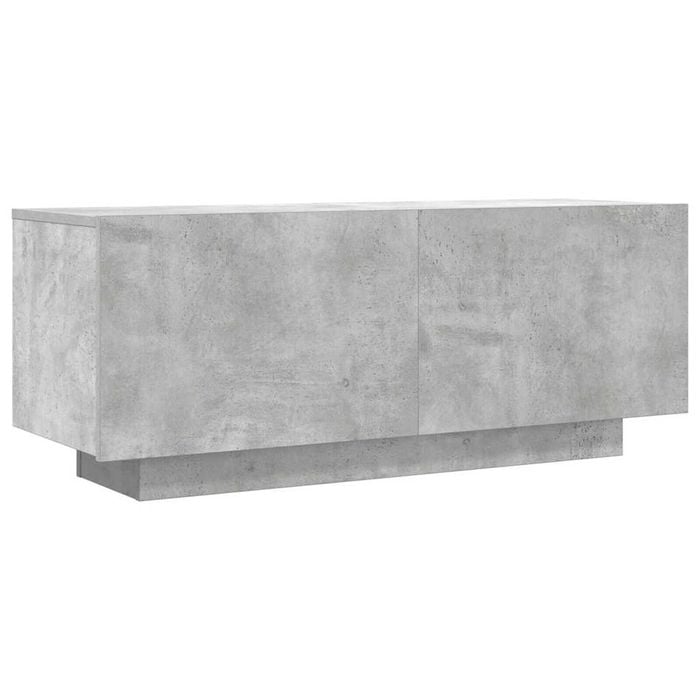vidaXL TV Cabinet Concrete Grey Engineered Wood Living Room TV Stand Storage