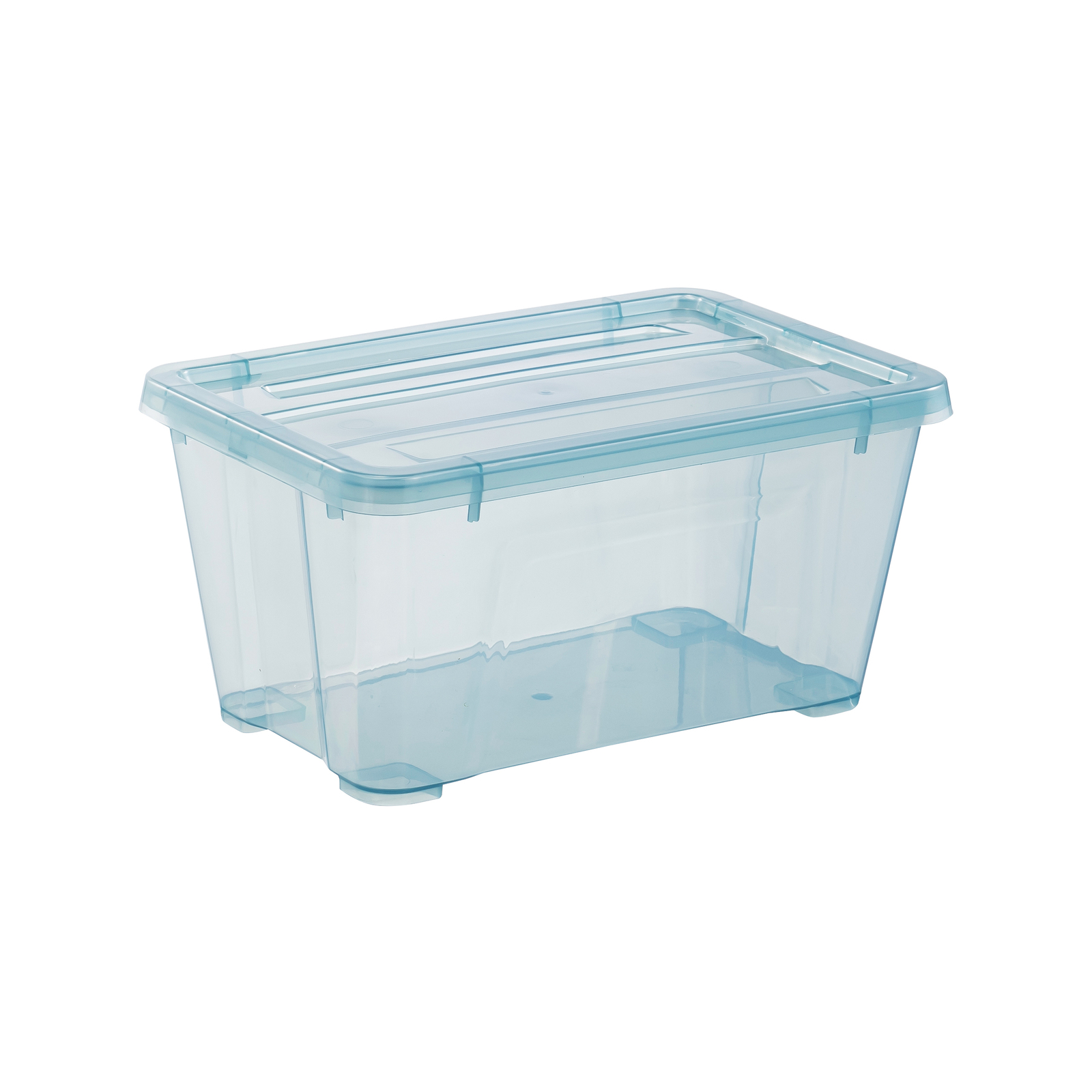 Montgomery 50L Pastel Blue Translucent Storage Container thumbnail 2