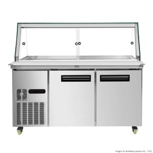 Thermaster PG150FA-XG Cold Salad & Noodle Bar 4×1/1 GN Pans