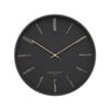 One Six Eight London Maya 30cm Charcoal Grey Silent Wall Clock