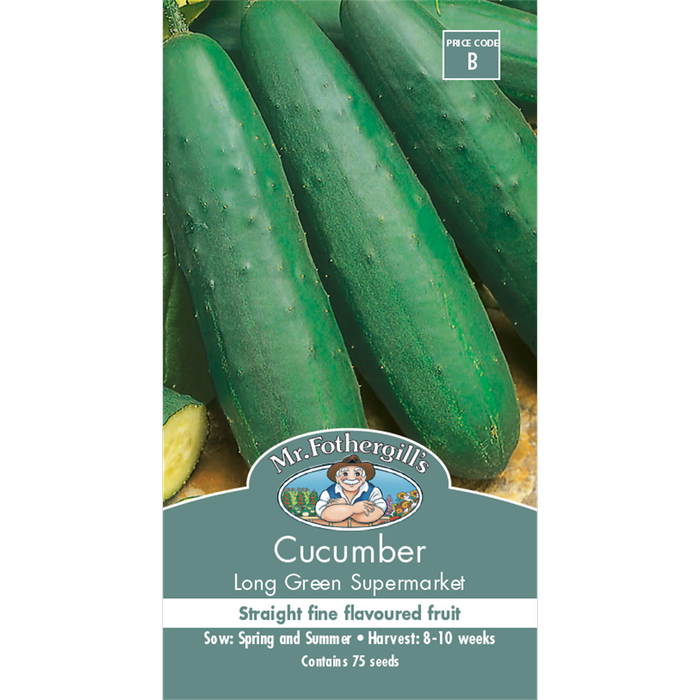 Mr Fothergill's Cucumber Long Green Supermarket Seeds