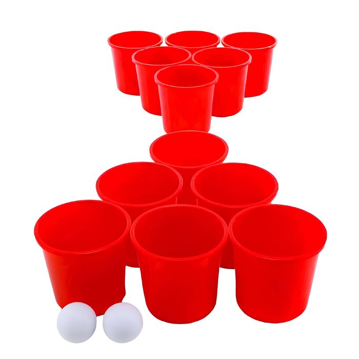 Giant Bucket Pong With Carry Bag
