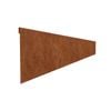 TerraForm Edging 150mmH x 2440mmW  2.5mm Gauge Corten Steel Garden Edge