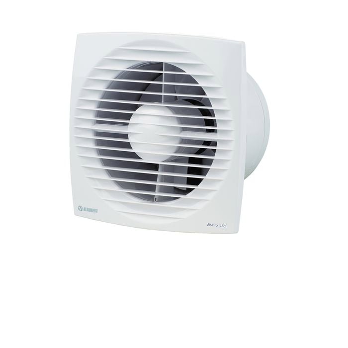 Blauberg 150mm White BRAVO Low Profile Wall / Ceiling Exhaust Fan