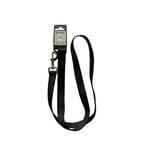 Flamingo Ziggi 130 x 2.5cm Black Dog Leash