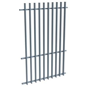 ProtectorAl 0350-1200W x 1800H Deep Ocean Aluminium Radiator Pool Fence Panel with mid rail