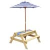 Sunrise Sand And Water Picnic Table  With Shade