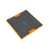 LickiMat Buddy Tuff Slow Food Bowl Anti Anxiety Licking Mat for Dogs - Orange