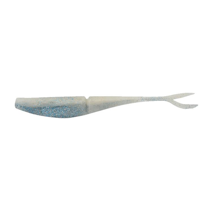 Daiwa 2020 BaitJunkie 7" Jerkshad Soft Plastic Fishing Lure Whitewash Glow 7