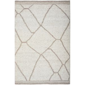 The Rug Connection Bali Off White 280x190cm - Large Handwoven Wool Indoor Floor Rug
