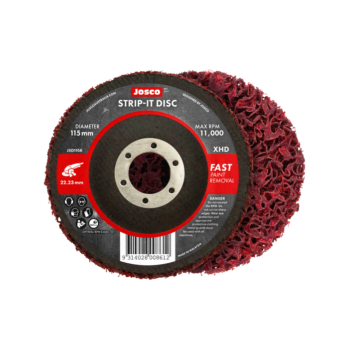 Josco 115mm Grinder Multi Strip Discs 