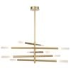 Telbix Pinta Contemporary Pendant Hanging Lamp Light Metal Acrylic Gold Matte
