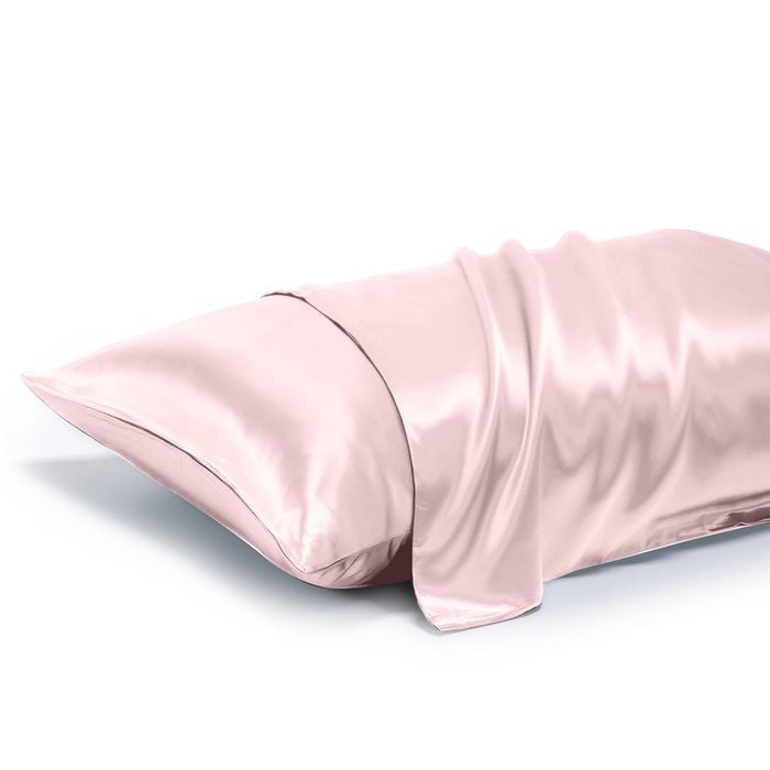 LINENOVA 100% Mulberry Silk Pillow Case 22 Momme Slip Pillowcases - Blush