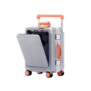 AIRWAY Voyager Carry - 20 Inch Aluminium Carry-On Luggage 40L - Silver