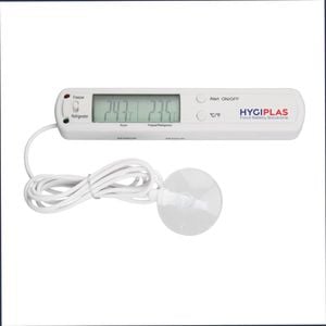 Hygiplas Digital Fridge Freezer Thermometer With Alarm Food Safety Temperature Monitor