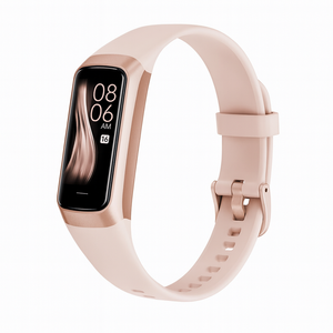 Smartwatch Band – Heart Rate, Waterproof, Fitness - Pink
