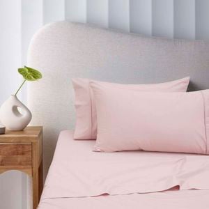 Accessorize Bedroom Collection Bamboo Cotton Mega Sheet Set Blush