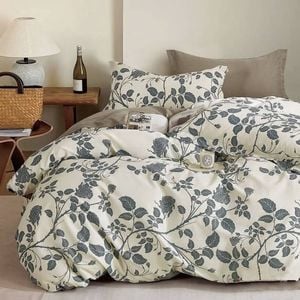 Bloomington 300TC Elisabeth Reversible Cotton Quilt Cover Set Queen