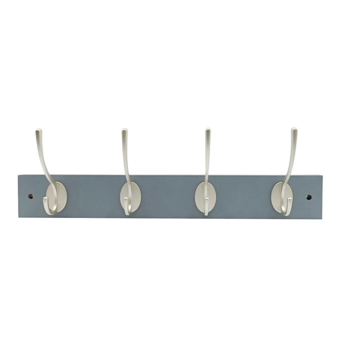 Adoored 4 Double Silver Hook Grey Board Deco Hook Rack - Bunnings Australia
