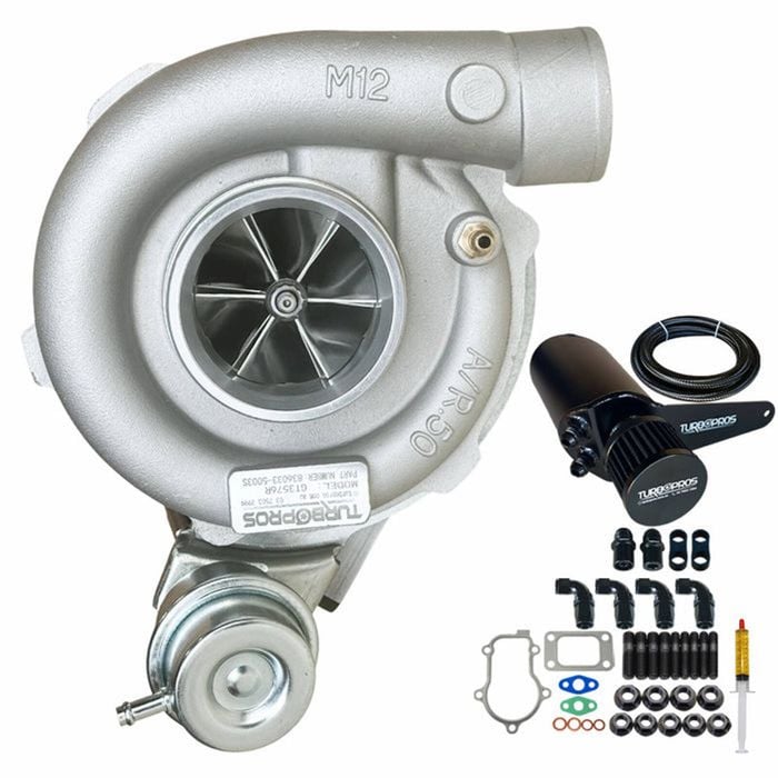 Upgrade Billet GT3576R Turbo Charger With AN8 Oil Catch Can For Ford Falcon FG X XR6/G6E Barra 4.0L 2014-2016