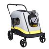 BingoPaw 4-Wheels Pet Dog Stroller Pram Large Carrier Travel Foldable Stroller 74x90x103cm
