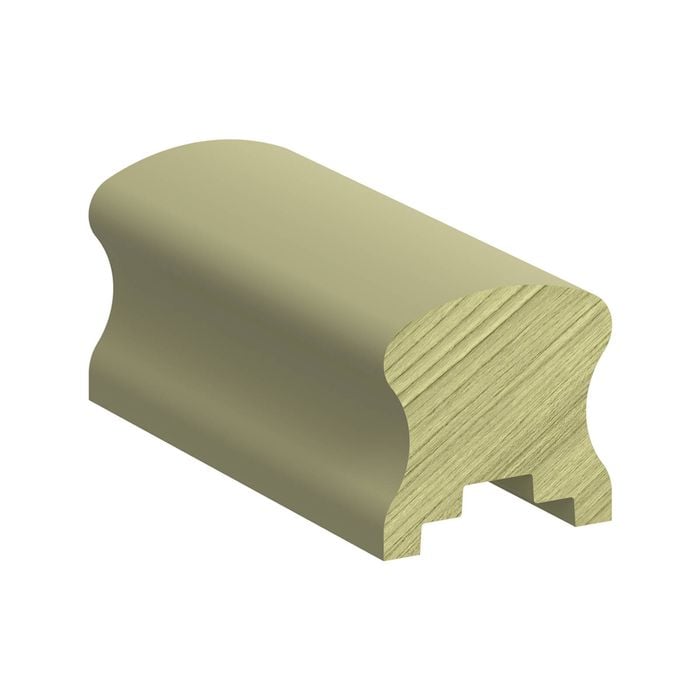 66 x 66mm 2.7m H3 Primed FJ Pine Ladies Waist Handrail
