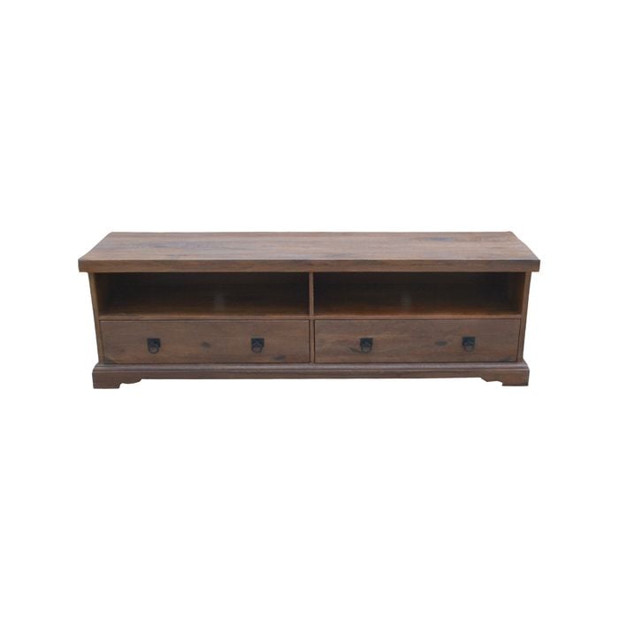 Florence  ETU Entertainment TV Unit 180cm 2 Drawer Solid Mango Timber Wood