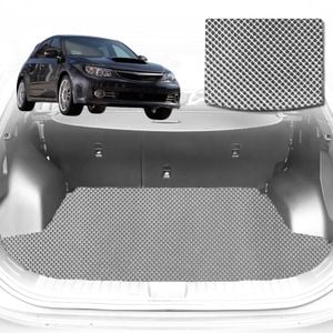 6D Diamond Car Boot Mat for Subaru WRX 2008-2014-Hatch-Cargo Mat-Grey-Outback GT