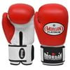 Morgan V2 Platinum Leather  Sparring Gloves[red 10oz]