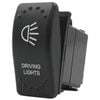 Switch Boss Dual Red LED Laser Etched Rocker Switch - Driving Lights