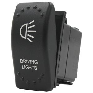 Switch Boss Dual Red LED Laser Etched Rocker Switch - Driving Lights