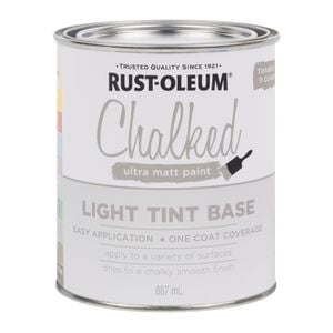 Rust-Oleum 887ml Light Tint Base Chalked Ultra Matt Paint