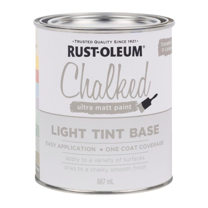 Rust-Oleum 887ml Light Tint Base Chalked Ultra Matt Paint