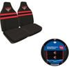 Essendon Bombers Official Afl Seat Covers And Steering Wheel Cover Combo