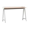 Modern Furniture YARA Study Desk 118cm - White & Natural