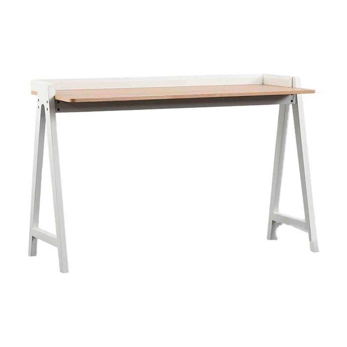 Modern Furniture YARA Study Desk 118cm - White & Natural
