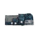 M SQUARE Fashion Design Easy Packing Travel kit Bag With 6pcs Set Blue