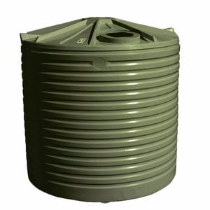 Clark Tanks 9092L Round Poly Water Tank - Mist Green