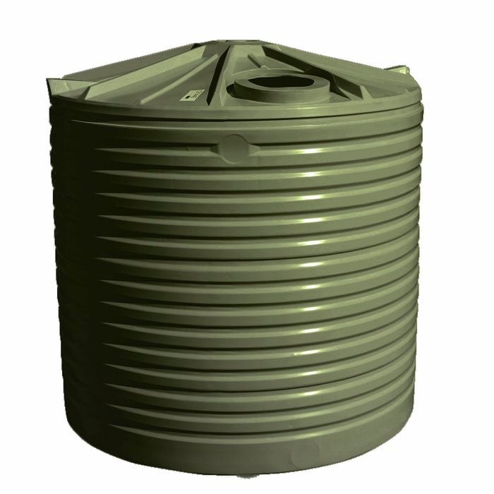 Clark Tanks 9092L Round Poly Water Tank - Mist Green