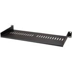 StarTech.com 1U Vented Server Rack Cabinet Shelf - Fixed 7in Deep Cantilever Rackmount Tray for 19" Data/AV
