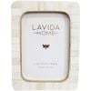 LVD 5x7 Photo Frame Bone Picture Display Home Decor White