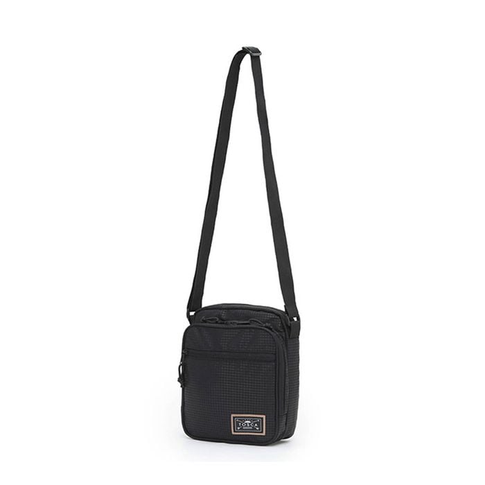 TOSCA SHOULDER BAG 27 IN BLUE MIX BLACK AND WHITE LAMBSKIN