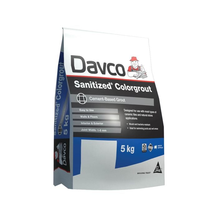 Davco 5kg #49 Light Grey Sanitized® Colourgrout