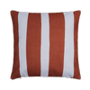 Mimosa 48cm x 48cm Resort Floral Stripe Blue Red Outdoor Cushion